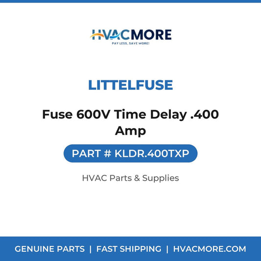Littelfuse Fuse 600V Time Delay .400 Amp KLDR.400TXP