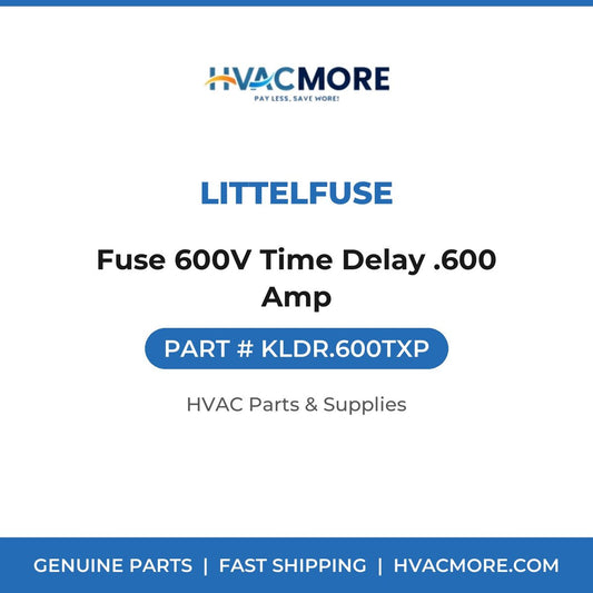 Littelfuse Fuse 600V Time Delay .600 Amp KLDR.600TXP