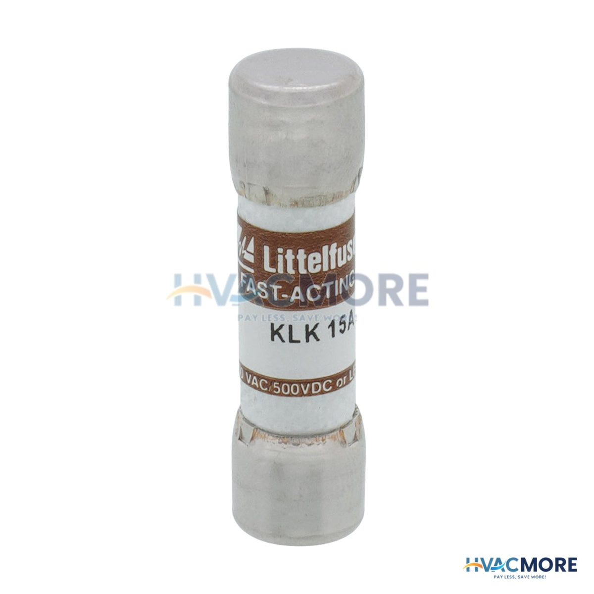 Littelfuse 15 Amp Fast-Acting, Current Limiting Midget Class Fuse (600V) KLK015
