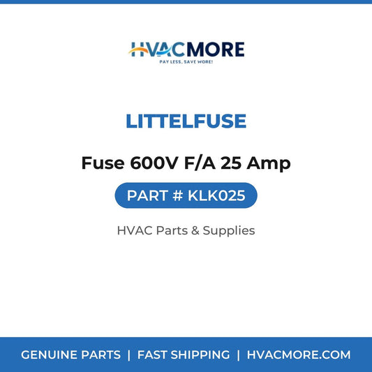 Littelfuse Fuse 600V F/A 25 Amp KLK025