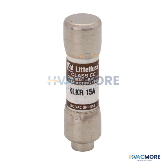 Littelfuse 15 Amp Fast-Acting, Class CC Fuse (600V) KLKR015