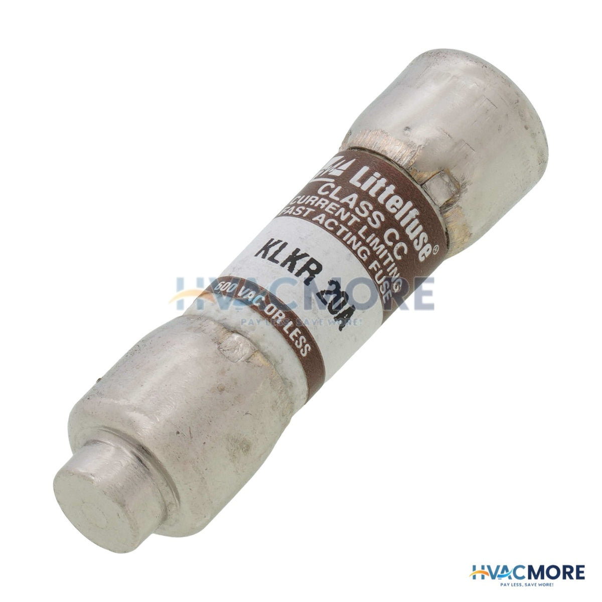 Littelfuse 20 Amp Fast-Acting, Class CC Fuse (600V) KLKR020
