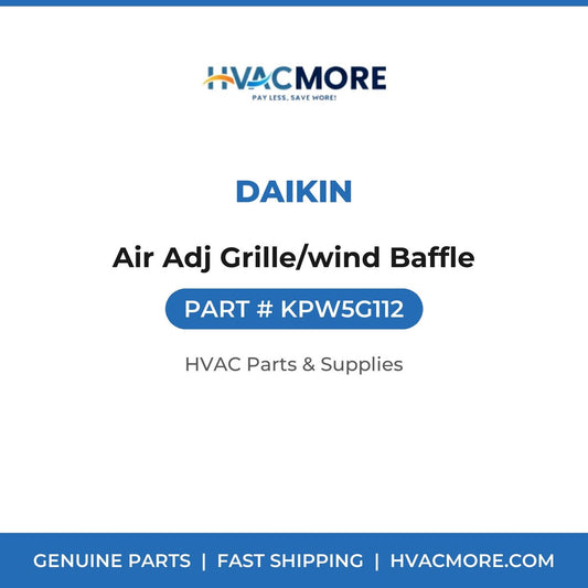 Daikin Air Adj Grille/wind Baffle KPW5G112