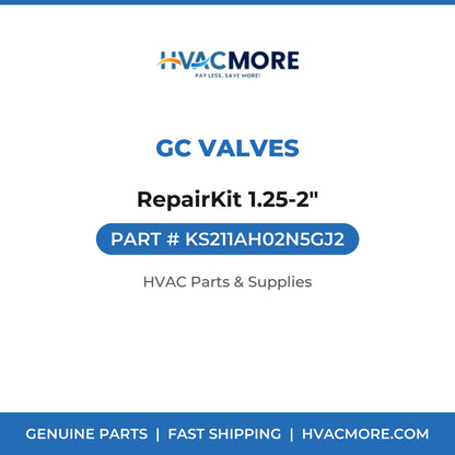 GC Valves RepairKit 1.25-2" KS211AH02N5GJ2