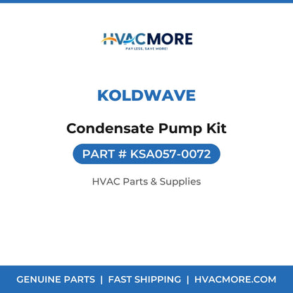 Koldwave Condensate Pump Kit KSA057-0072