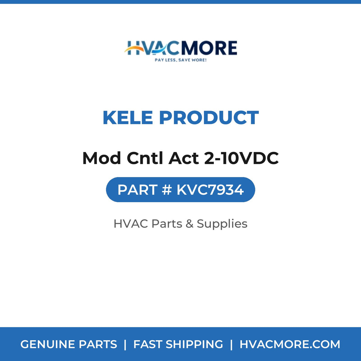 Kele Product Mod Cntl Act 2-10VDC KVC7934