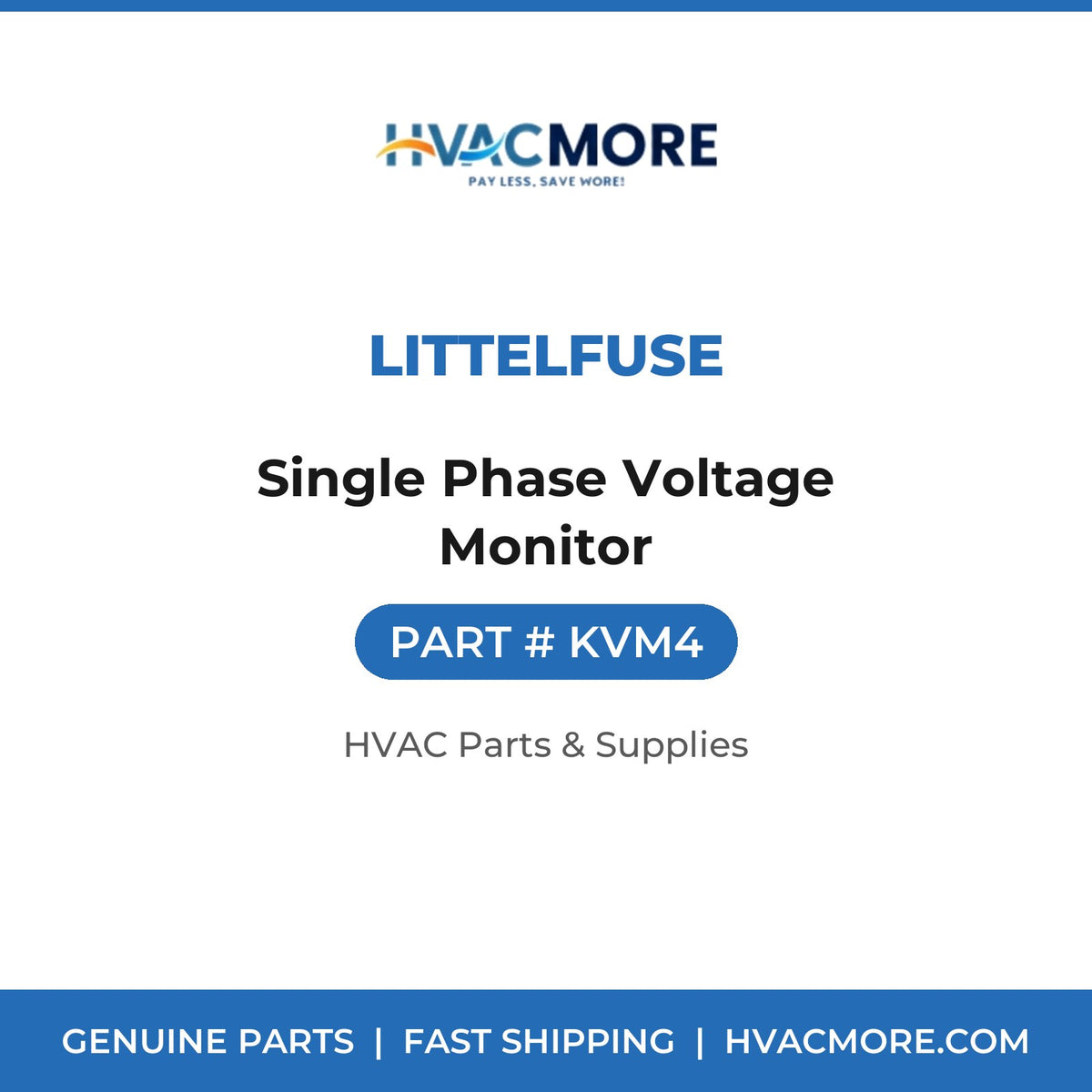 Littelfuse Single Phase Voltage Monitor KVM4