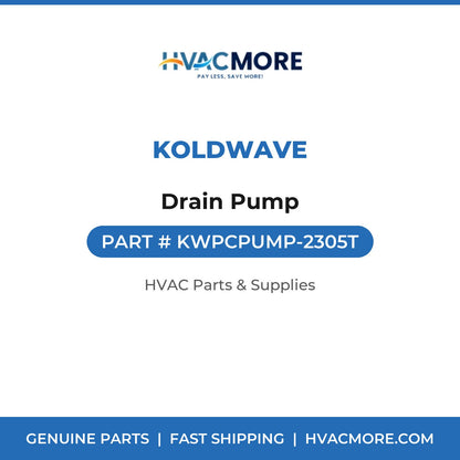 Koldwave Drain Pump KWPCPUMP-2305T