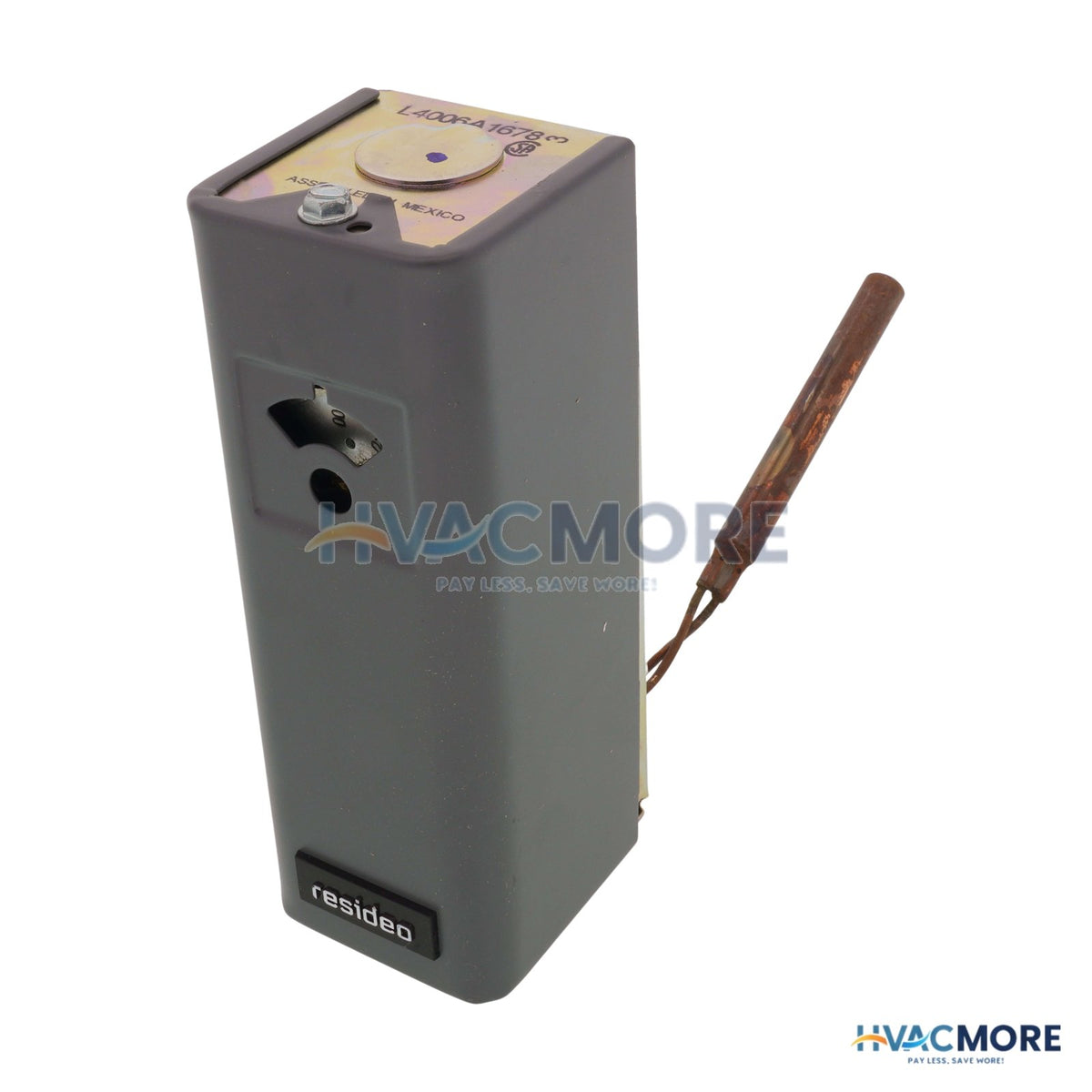 Resideo High or Low Limit Aquastat, 100-240 Deg. (F) range, 5 Deg. (F) to 30 Deg. (F) Diff L4006A1678