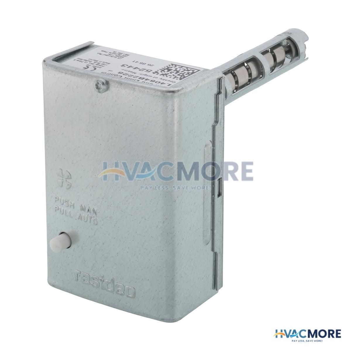 Resideo Fan Limit Controller W/ 125 F fan on/100 F fan off, 200 F high limit, 5" insertion L4064B2228