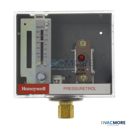 Honeywell Pressuretrol Controller Manual Reset (10 PSI to 150 PSI) L4079B1041