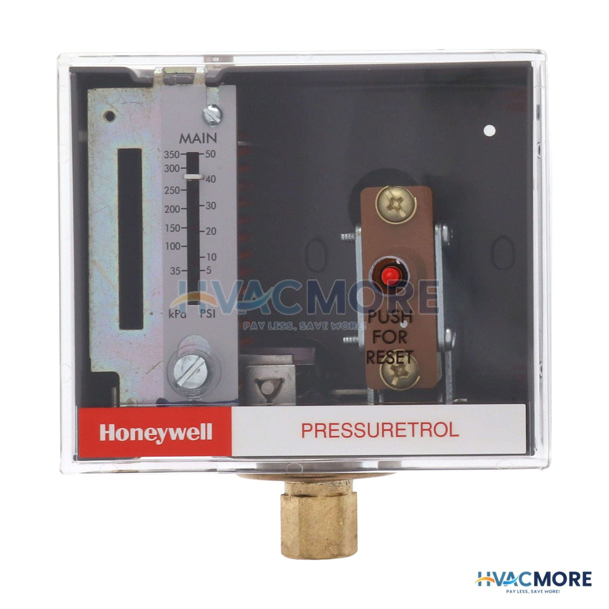 Honeywell Pressuretrol Controller Manual Reset (5 PSI to 50 PSI) L4079B1058
