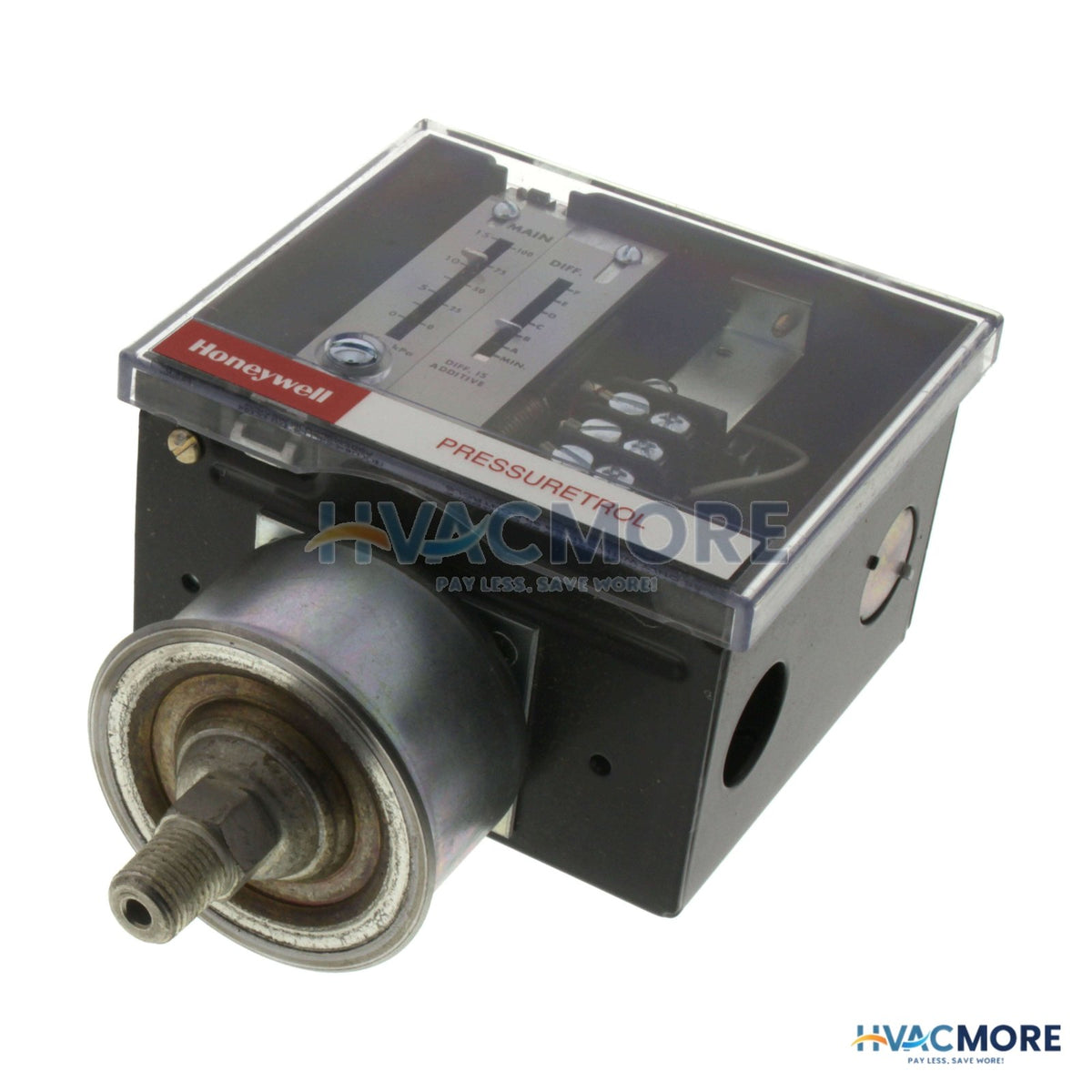 Honeywell Pressuretrol Controllers, Modulating, 0 PSI to 15 PSI L91B1035