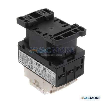 Square D Contactor with Auxiliary, 3P, 18A (120V) LC1D18G7