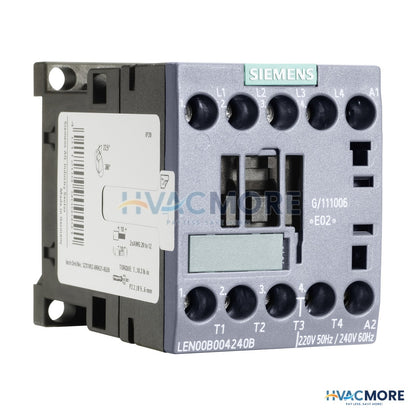 Siemens 4 Pole, 20 Amp, 120V Normally Open Lighting Contactor LEN00B004120B