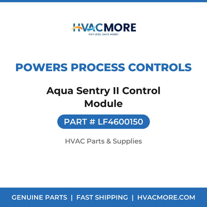Powers Process Controls Aqua Sentry II Control Module LF4600150