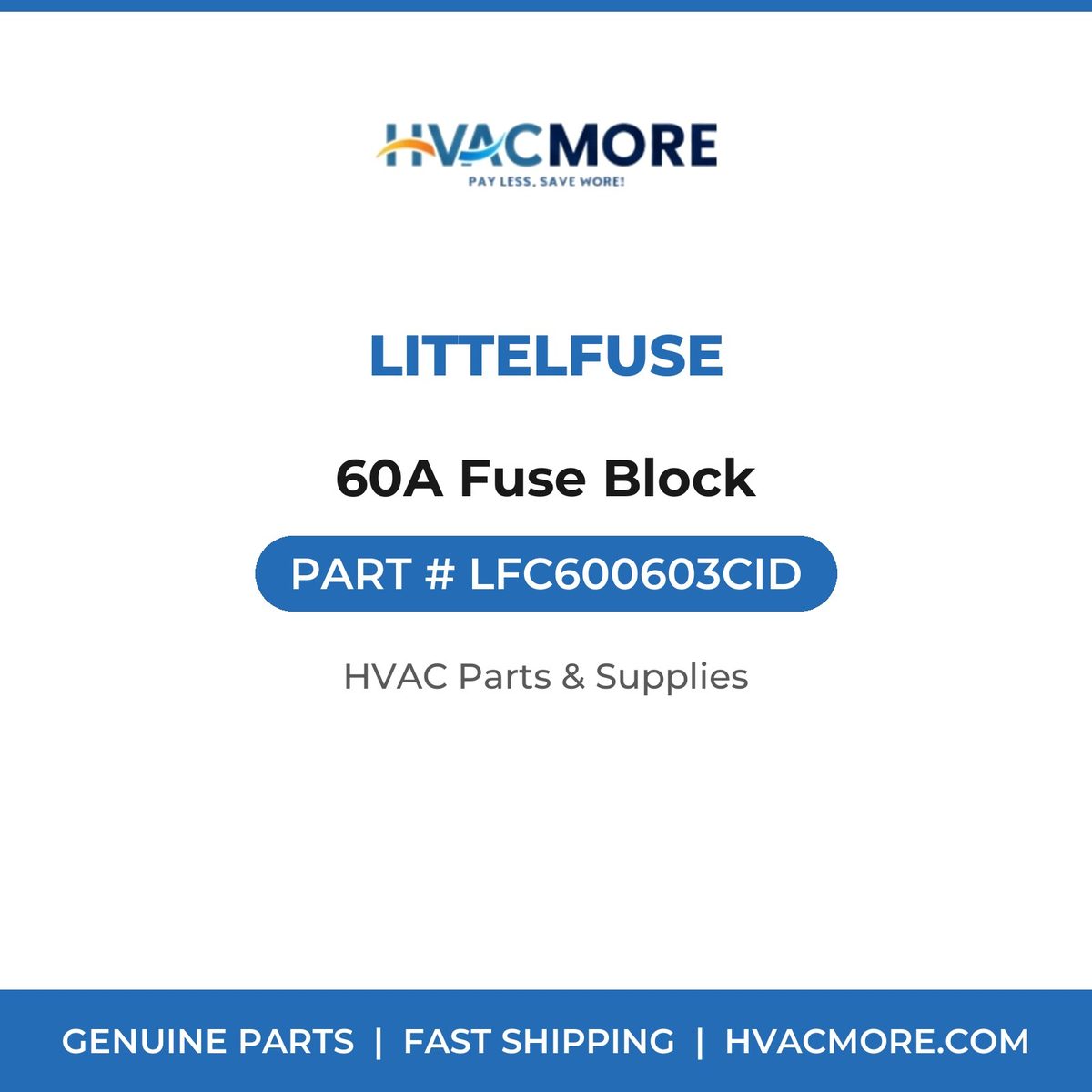 Littelfuse 60A Fuse Block LFC600603CID