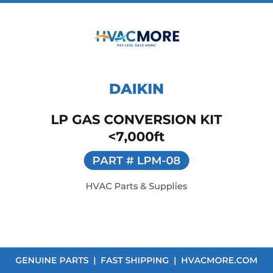Daikin LP GAS CONVERSION KIT <7,000ft LPM-08