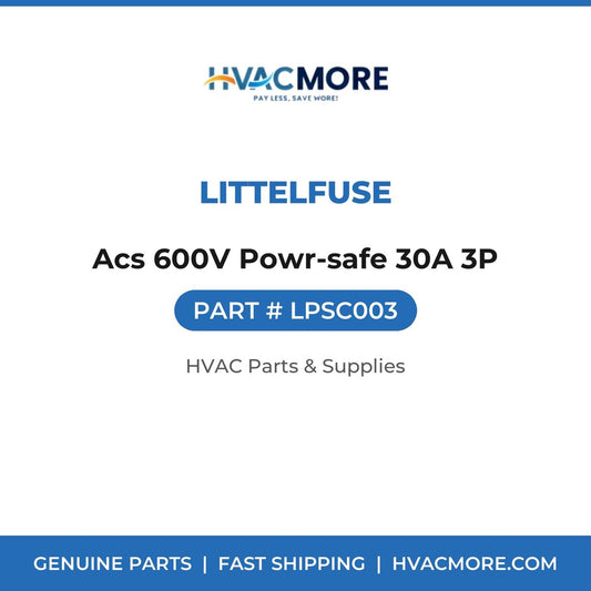 Littelfuse Acs 600V Powr-safe 30A 3P LPSC003