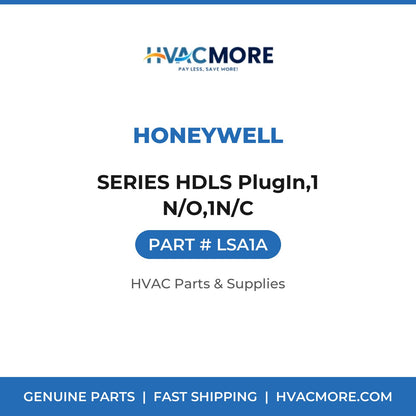 Honeywell SERIES HDLS PlugIn,1 N/O,1N/C LSA1A