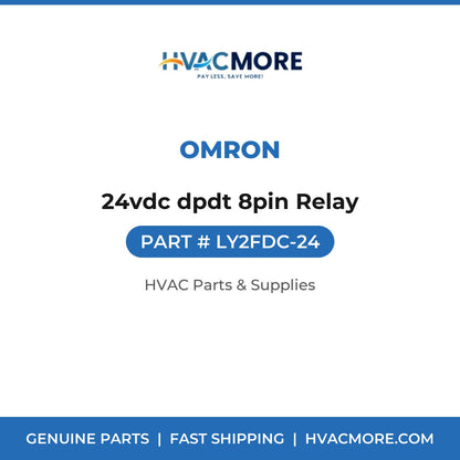 Omron 24vdc dpdt 8pin Relay LY2FDC-24