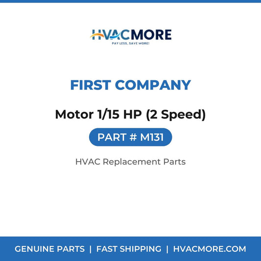 First Company Motor 1/15 HP (2 Speed) M131