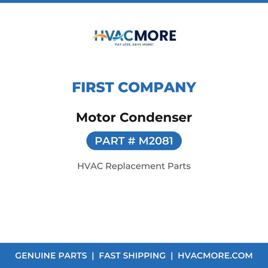 First Company Motor Condenser M2081