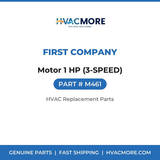 First Company Motor 1 HP (3-SPEED) M461
