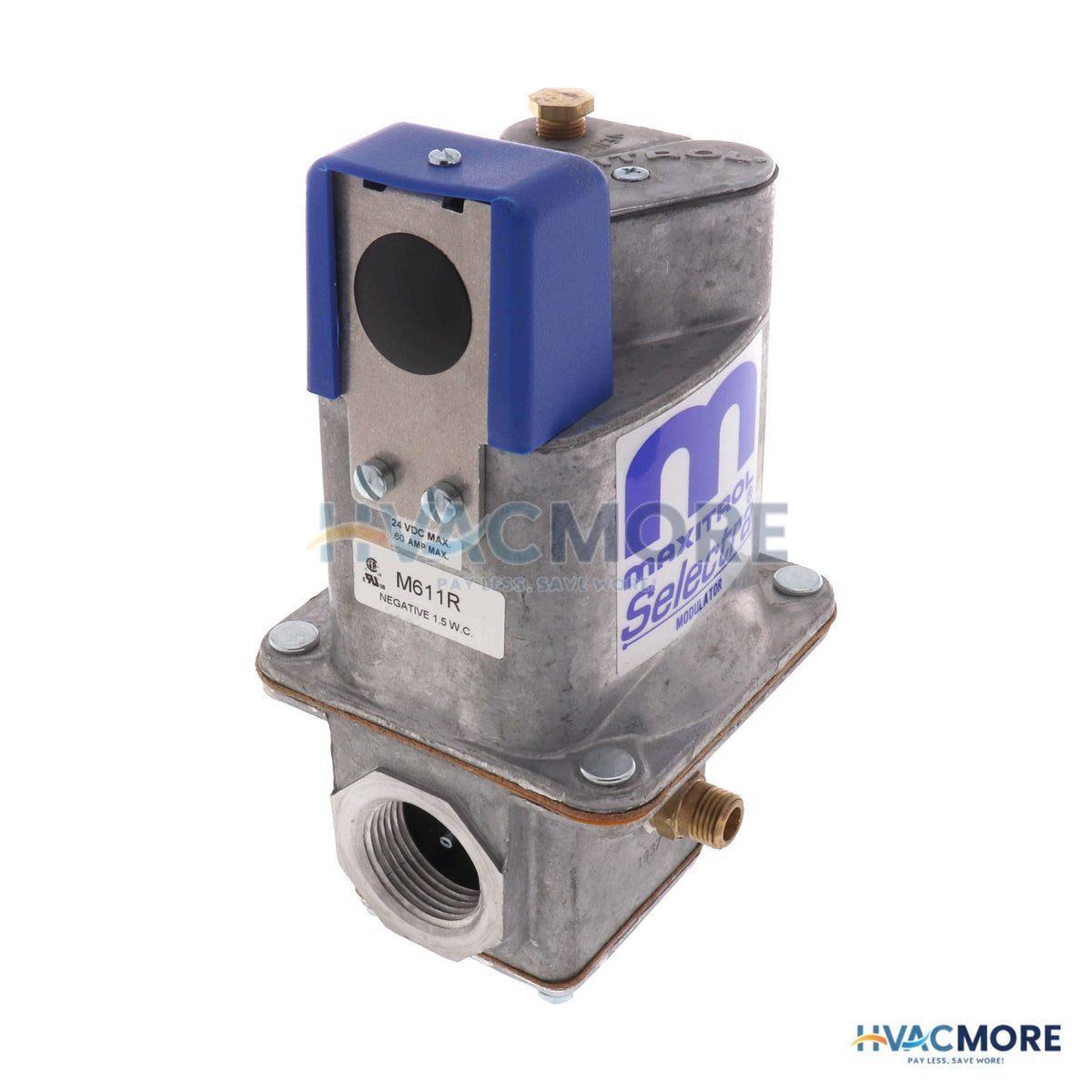 Maxitrol 1" Gas Valve Modulator W/ Right Side Outlet M611R-1
