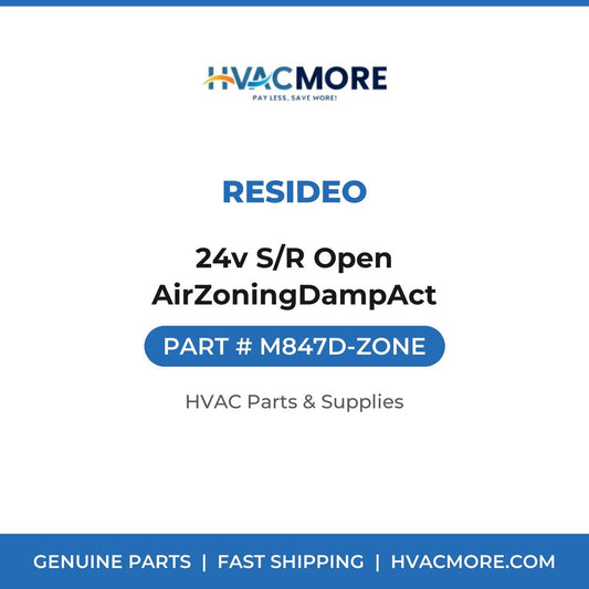 Resideo 24v S/R Open AirZoningDampAct M847D-ZONE