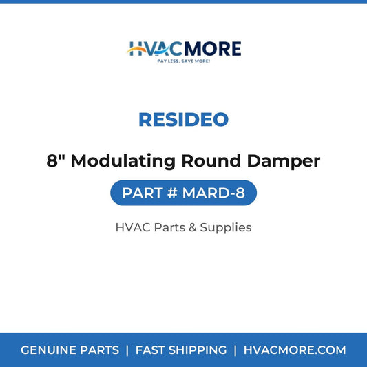 Resideo 8" Modulating Round Damper MARD-8