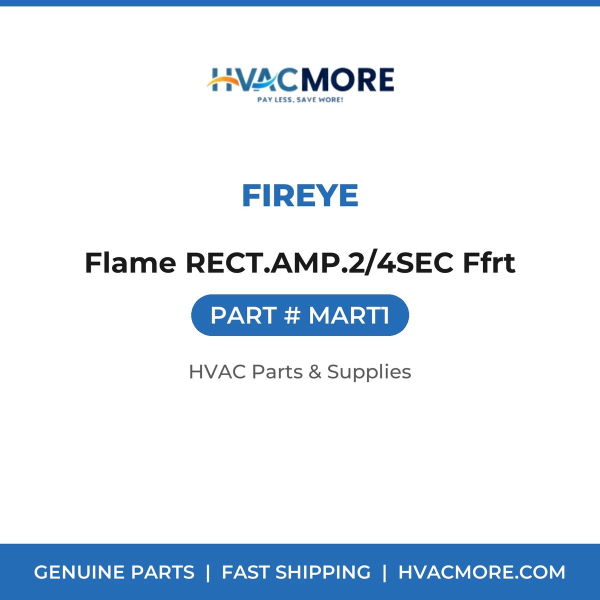 Fireye Flame RECT.AMP.2/4SEC Ffrt MART1