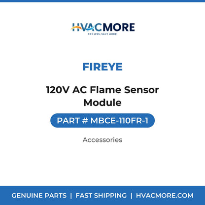 Fireye 120V AC Flame Sensor Module MBCE-110FR-1
