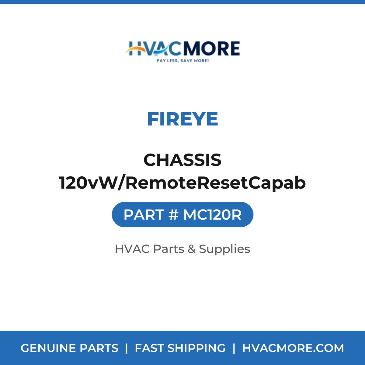 Fireye CHASSIS 120vW/RemoteResetCapab MC120R