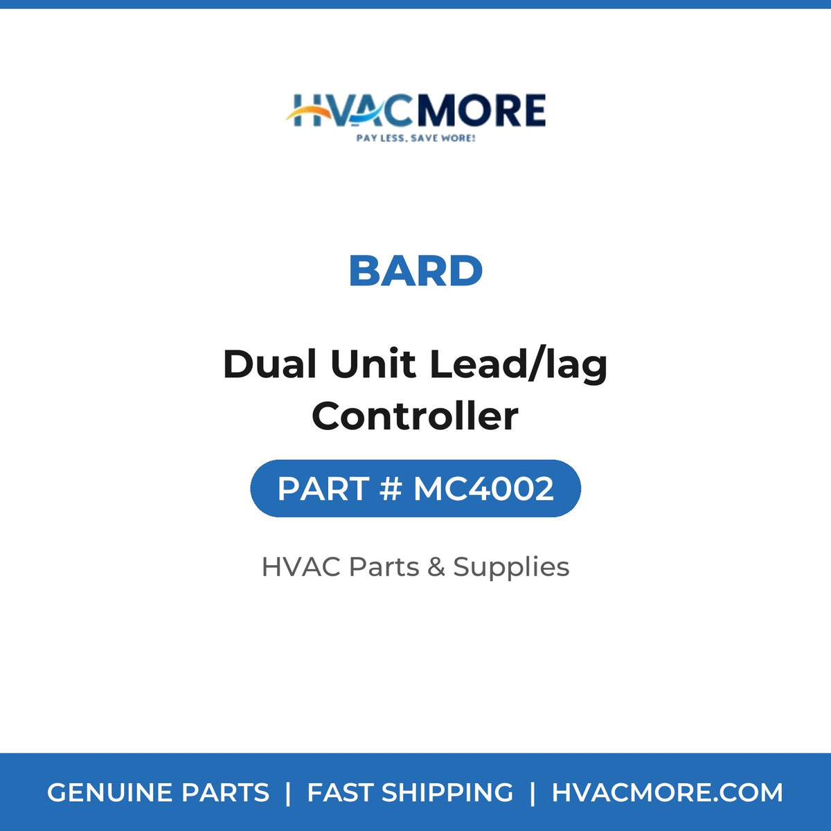 Bard Dual Unit Lead/lag Controller MC4002