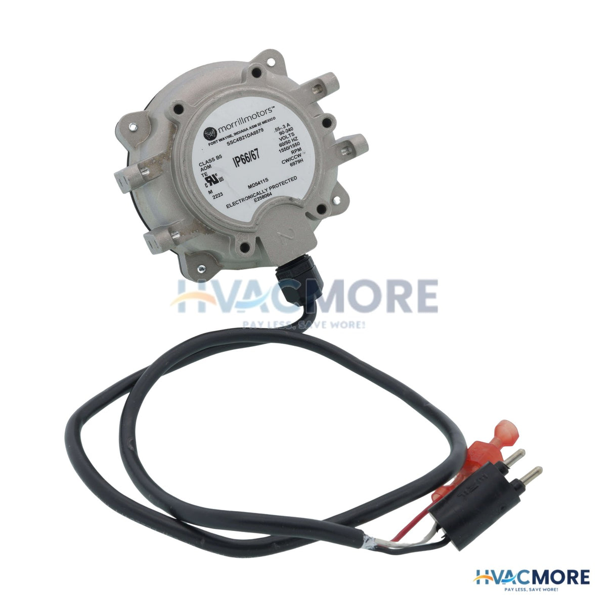 Genteq Motors KRYO Fortress ECM Unit Bearing Motor (4-20W, 115V, 1550 RPM) MD5411S