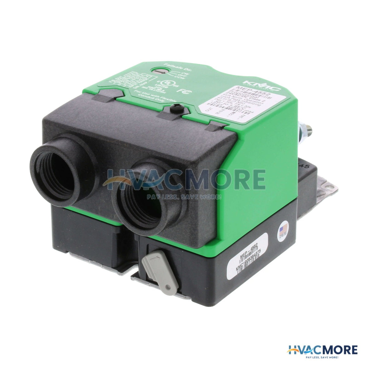 KMC Controls Direct-Coupled Non-Fail-Safe Actuator, Tri-State/2 Pos, 24 VAC/VDC (45 in-lb) MEP-4501