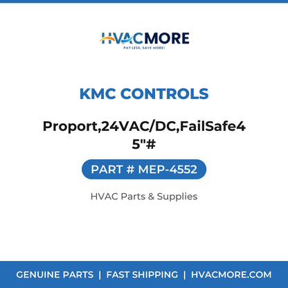 KMC Controls Proport,24VAC/DC,FailSafe45"# MEP-4552