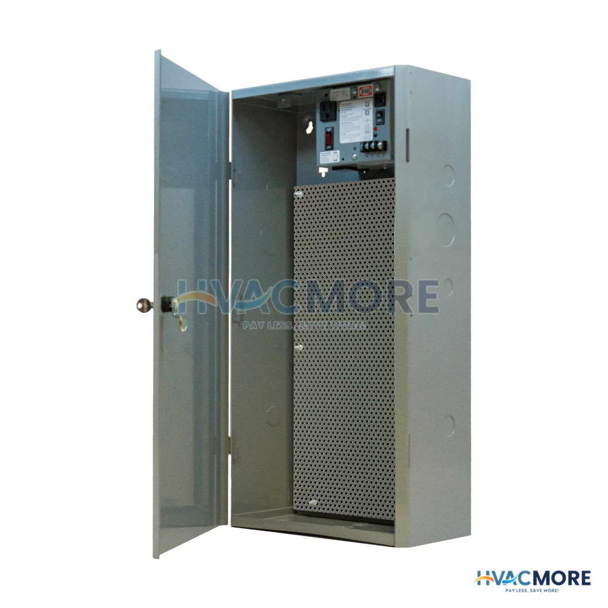 Functional Devices Single 100 VA Power Supply, Perforated Steel Subpanel Mount, Metal Enclosure MHP3904100AB10