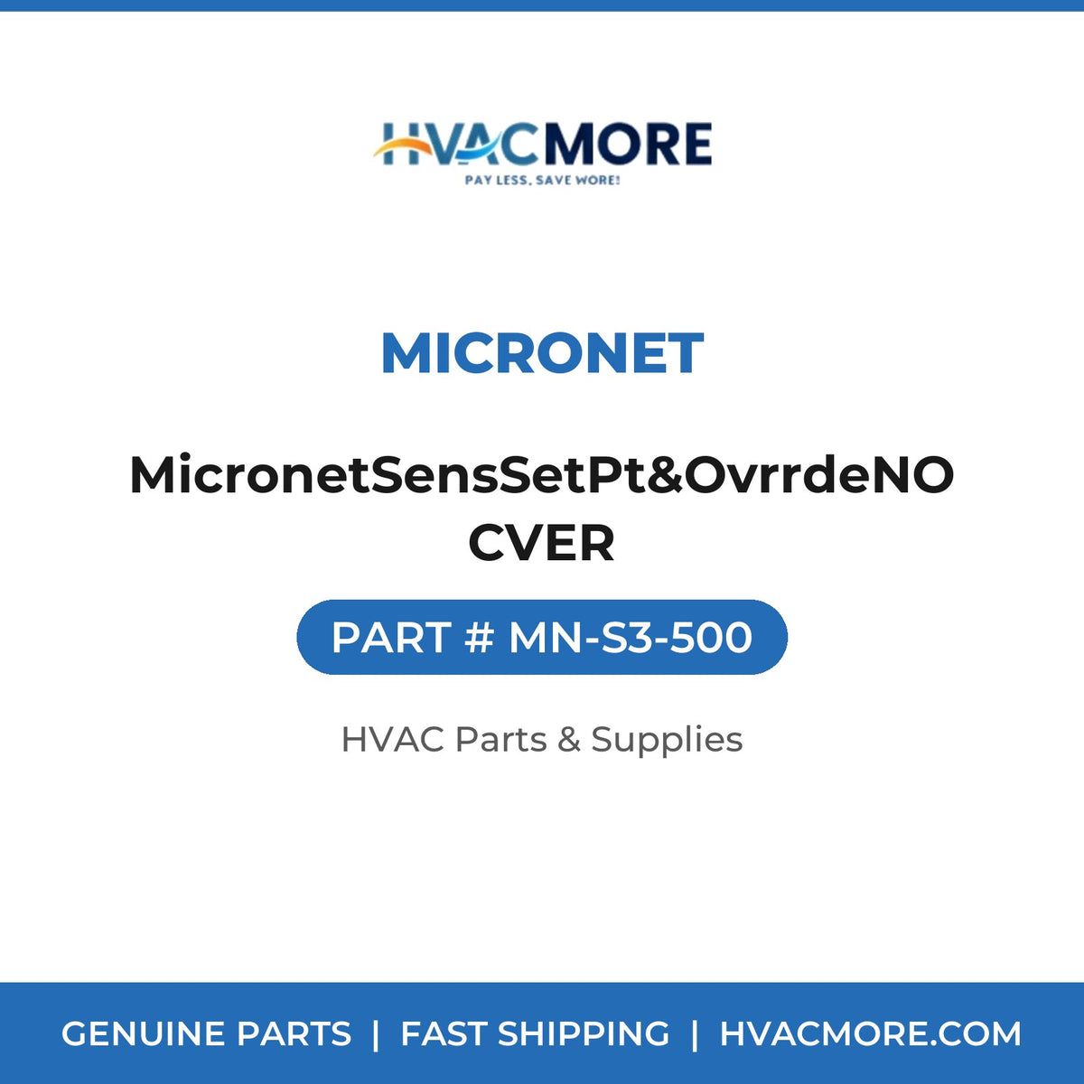 Micronet MicronetSensSetPt&OvrrdeNOCVER MN-S3-500