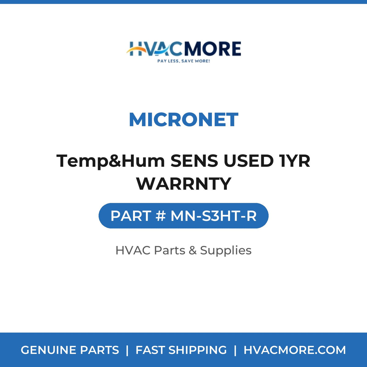 Micronet Temp&Hum SENS USED 1YR WARRNTY MN-S3HT-R