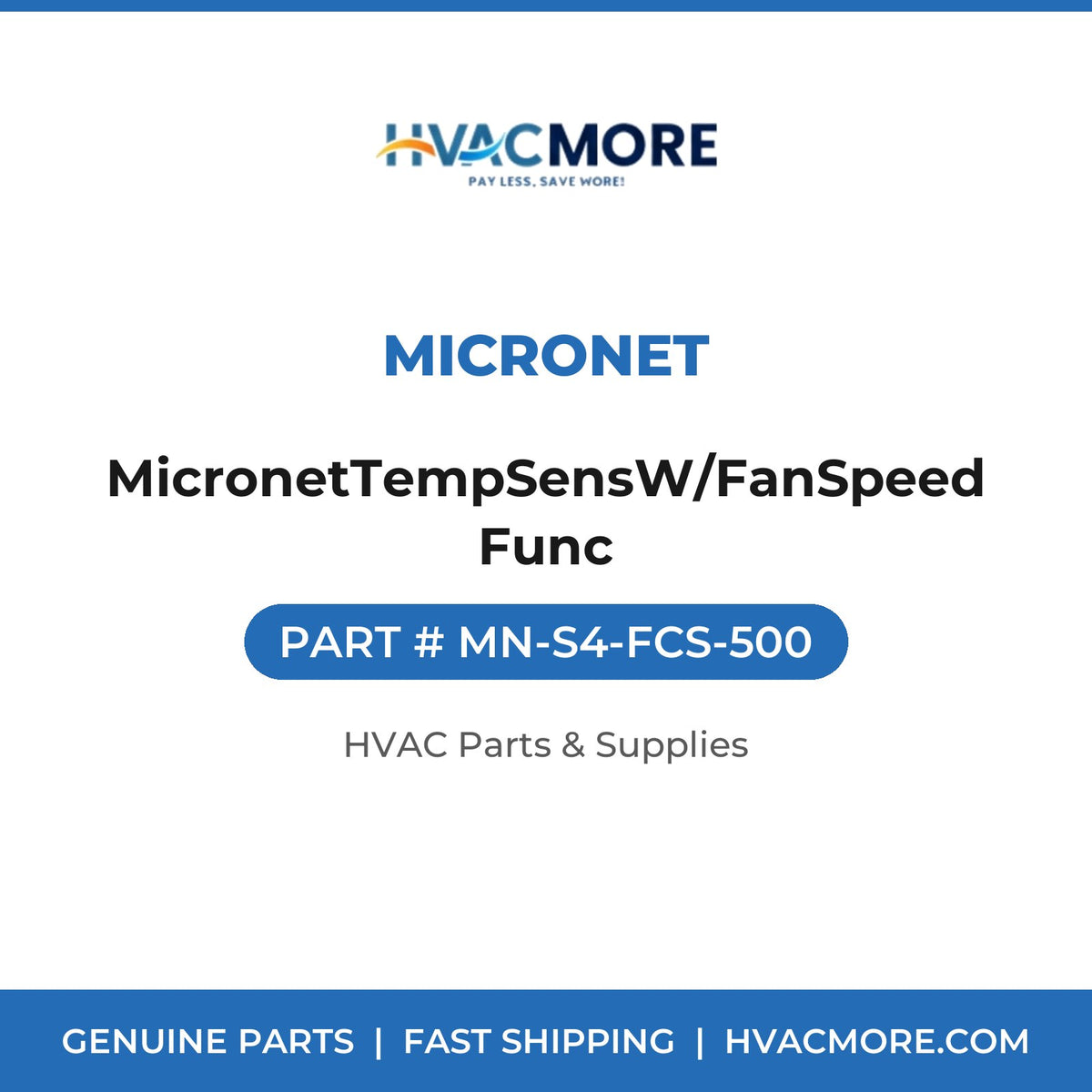 Micronet MicronetTempSensW/FanSpeedFunc MN-S4-FCS-500