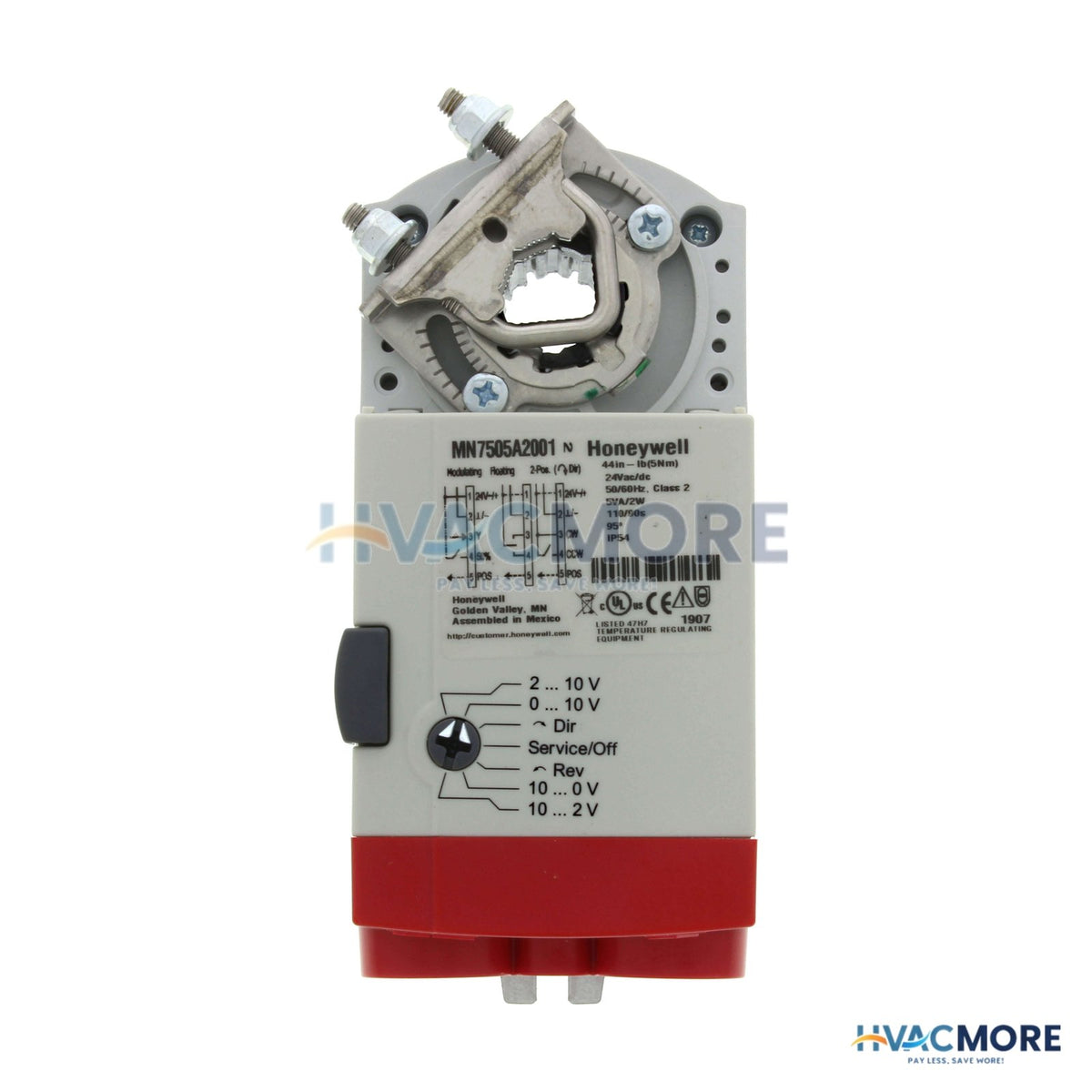 Honeywell Modulating Floating Non Spring Return Actuator (44 lb-in) MN7505A2001