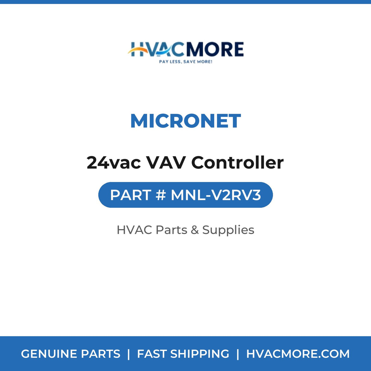 Micronet 24vac VAV Controller MNL-V2RV3
