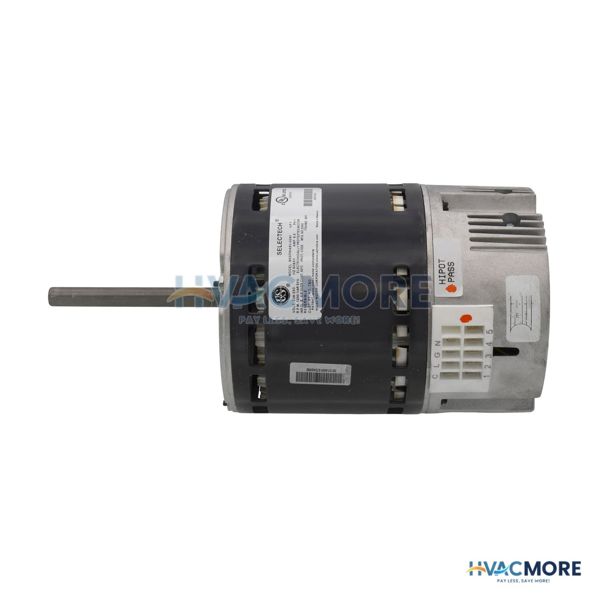 Trane 208-230V Motor - 1 HP, Variable Speed, Single Phase MOT20944