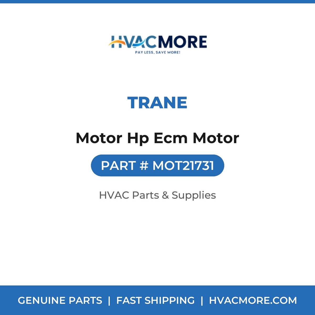 Trane Motor Hp Ecm Motor MOT21731