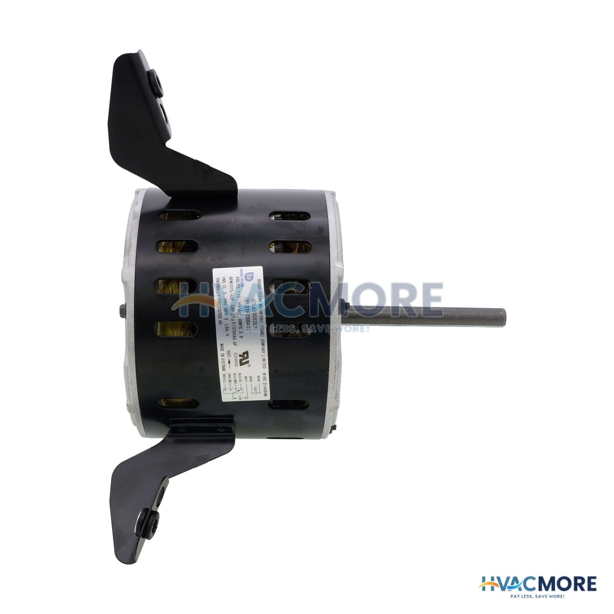 Goodman-Amana 1/3 HP 1075 RPM Blower Motor with Brackets, 115V - 0131F00041S