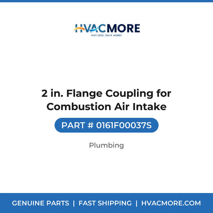 2 in. Flange Coupling for Combustion Air Intake - 0161F00037S
