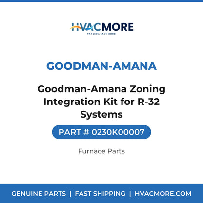 Goodman-Amana Zoning Integration Kit for R-32 Systems - 0230K00007