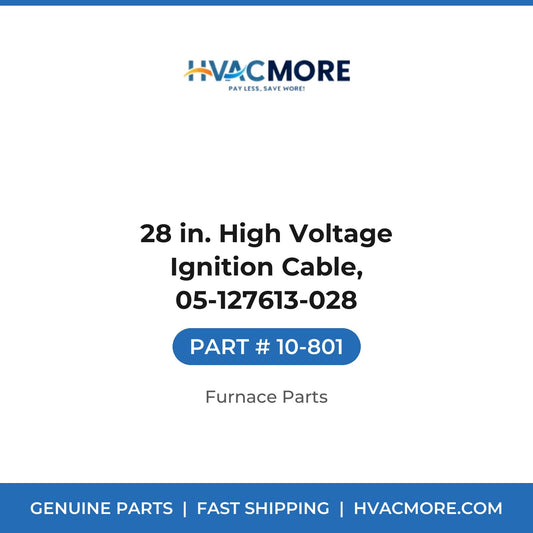 28 in. High Voltage Ignition Cable, 05-127613-028 - 10-801